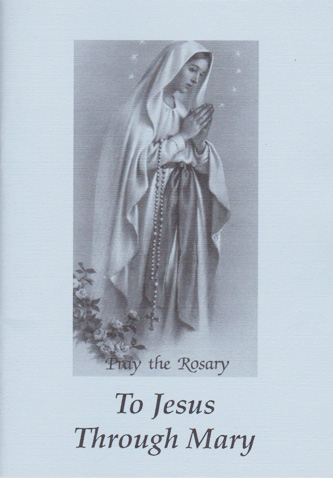 We have a wonderful prayer book available for those of you who would like to order it, this is a 70 page prayer book